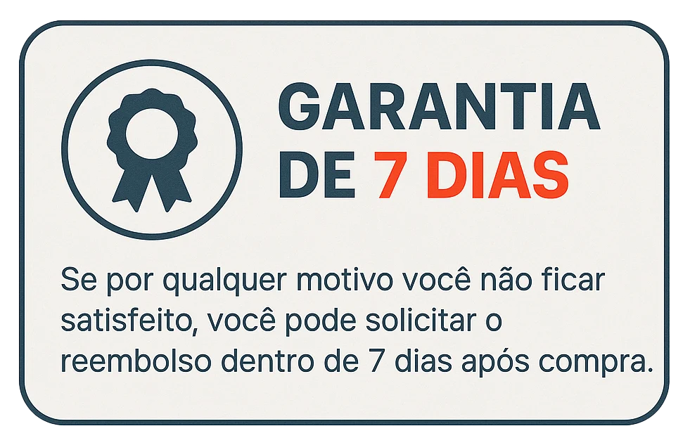Garantia de 7 dias